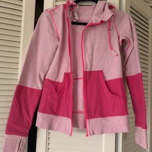 Lululemon PINK cotton blend hoodie!